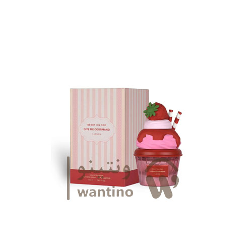 عطر ادکلن زنانه لطافه بری آن تاپ (Lattafa Berry On Top Give Me Gourmand) 75 میل