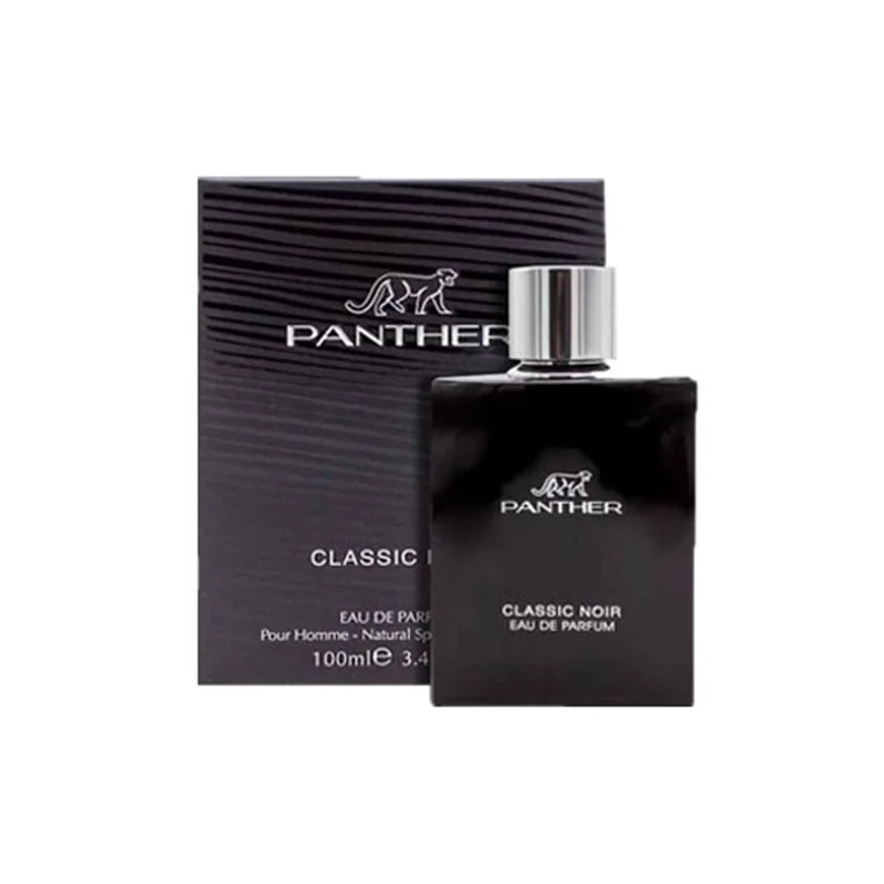 عطر ادکلن مردانه جگوار مشکی کلاسیک بلک فراگرنس ورد پنتر کلاسیک نویر (Fragrance Panter Noir / Jaguar Classic Black)