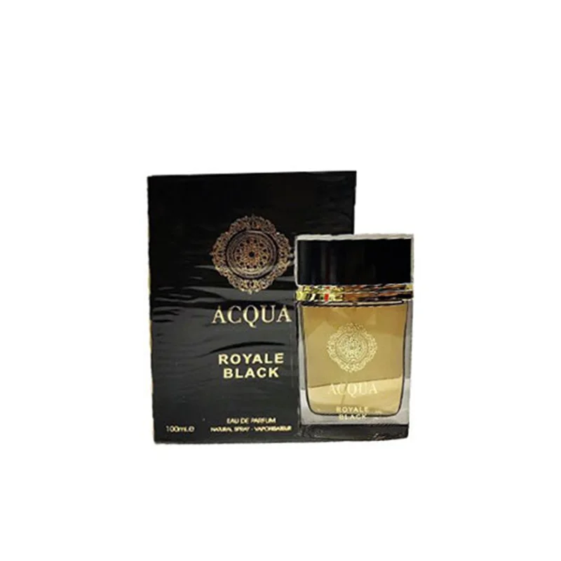 عطر مردانه فراگرنس ورد آکوا رویال بلک (Fragrance World Acqua Royale Black) حجم 100 میل