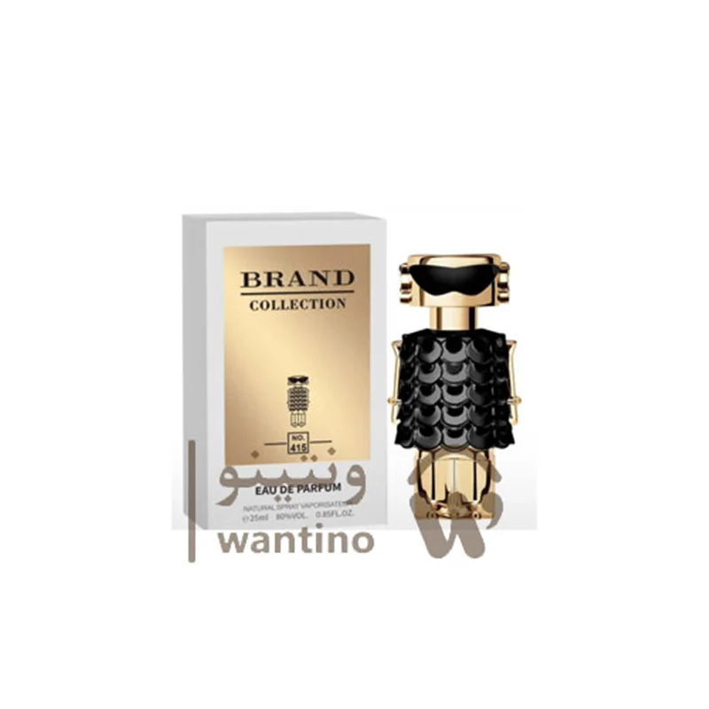 عطر ادکلن زنانه پاکو رابان فیم پارفوم برند کالکشن کد 415 (Brand Collection Paco Rabanne Fame Parfum) حجم 25 میل